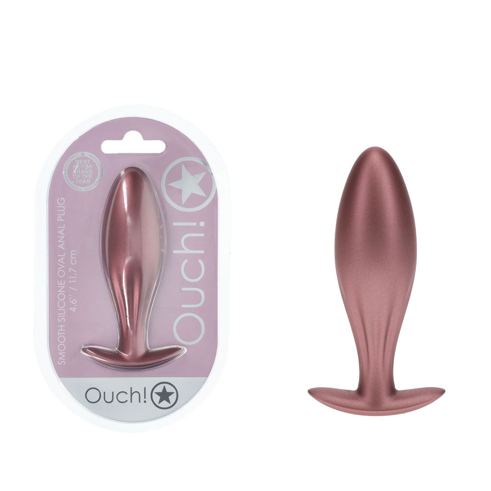 Buy OUCH! Oval Anal Plug - Rose Gold - Rose Gold 11.7 cm Butt Plug at NZ’s Mega Adult Toys Store. Discover premium sex toys with discreet shipping at the best price in NZ