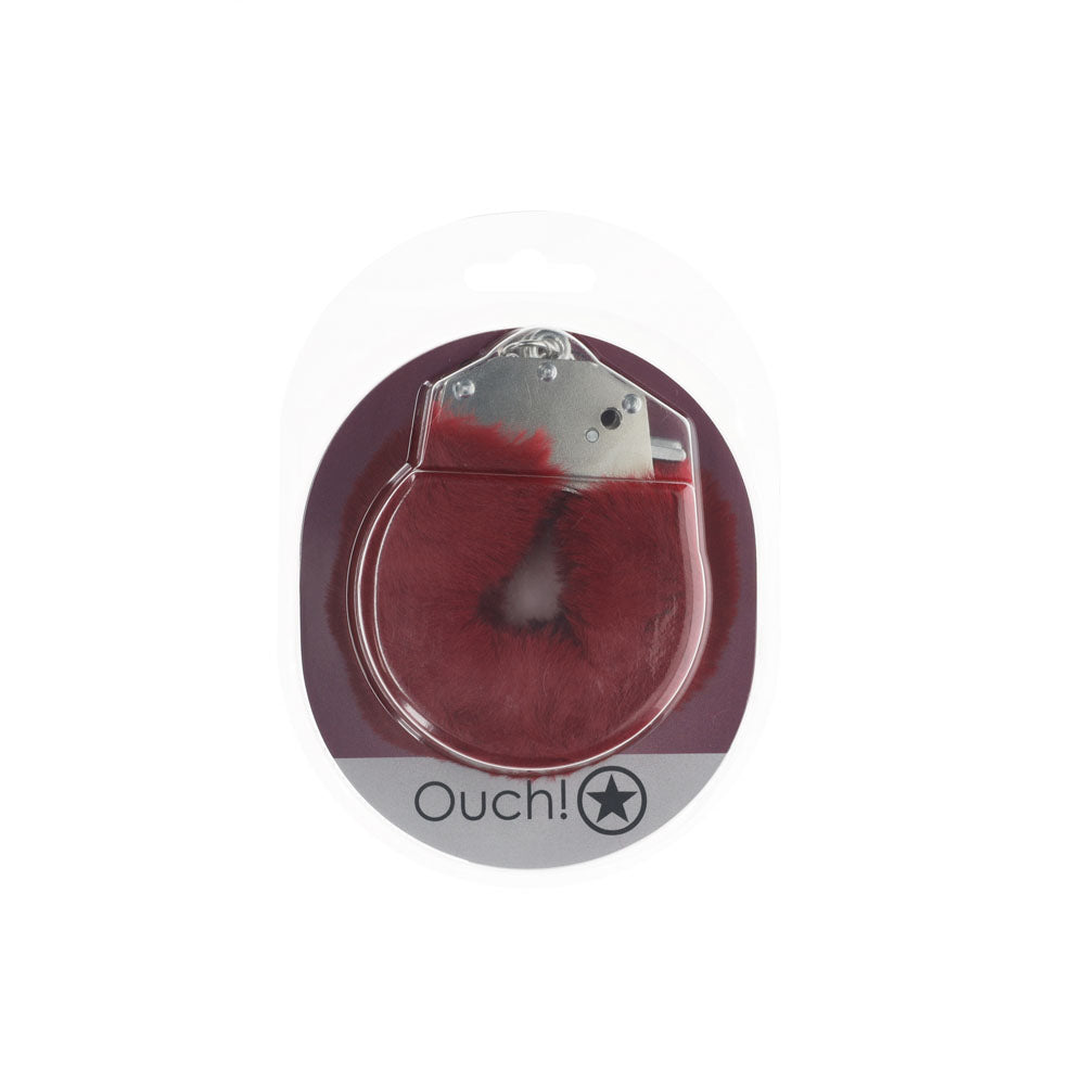 Buy OUCH! Heavy - Duty Fluffy Cuffs - Burgundy - Burgundy Fluffy Restraints at NZ’s Mega Adult Toys Store. Discover premium sex toys with discreet shipping at the best price in NZ