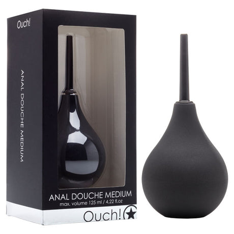 Buy Ouch Anal Douche - Medium - Black Douche - 125 ml at NZ’s Mega Adult Toys Store. Discover premium sex toys with discreet shipping at the best price in NZ