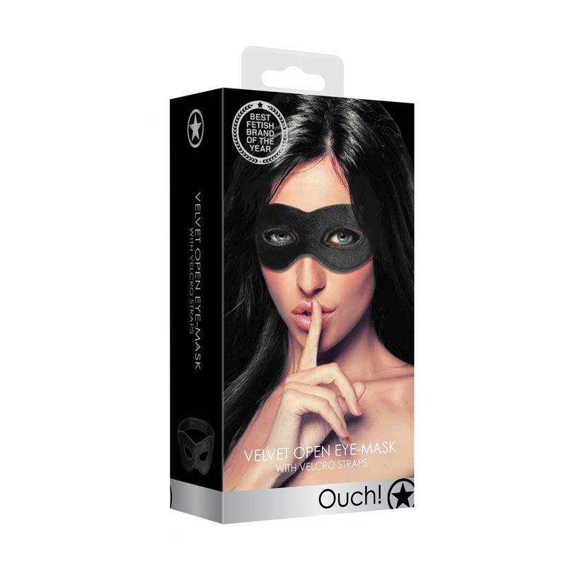 Buy Ouch! Velvet & Velcro Adjustable Open Eye Mask - Black Restraint at NZ’s Mega Adult Toys Store. Discover premium sex toys with discreet shipping at the best price in NZ