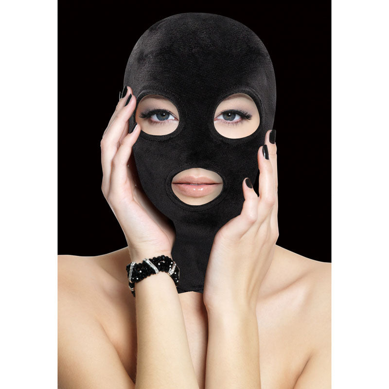 Buy Ouch! Velvet & Velcro Mask with Eye and Mouth Opening - Black Hood at NZ’s Mega Adult Toys Store. Discover premium sex toys with discreet shipping at the best price in NZ