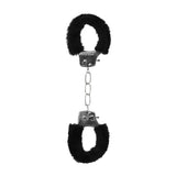 Buy OUCH! Black & White Beginner's Furry Hand Cuffs - Black Restraints at NZ’s Mega Adult Toys Store. Discover premium sex toys with discreet shipping at the best price in NZ