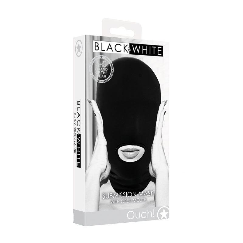 Buy OUCH! Black & White Submission Mask - Black Hood Mask at NZ’s Mega Adult Toys Store. Discover premium sex toys with discreet shipping at the best price in NZ