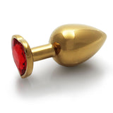 Buy OUCH! Heart Gem Gold Butt Plug - Medium - Gold 8 cm Medium Butt Plug with Heart Gem Base at NZ’s Mega Adult Toys Store. Discover premium sex toys with discreet shipping at the best price in NZ