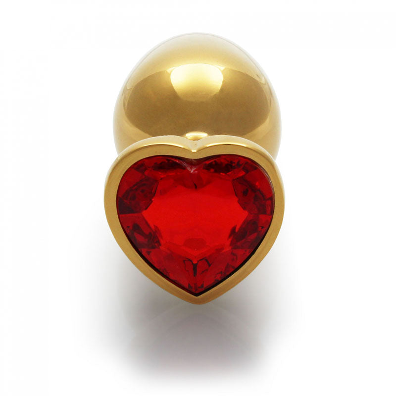 Buy OUCH! Heart Gem Gold Butt Plug - Large - Gold 9.3 cm Large Butt Plug with Heart Gem Base at NZ’s Mega Adult Toys Store. Discover premium sex toys with discreet shipping at the best price in NZ