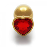 Buy OUCH! Heart Gem Gold Butt Plug - Large - Gold 9.3 cm Large Butt Plug with Heart Gem Base at NZ’s Mega Adult Toys Store. Discover premium sex toys with discreet shipping at the best price in NZ