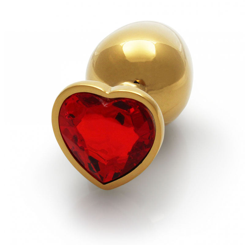 Buy OUCH! Heart Gem Gold Butt Plug - Large - Gold 9.3 cm Large Butt Plug with Heart Gem Base at NZ’s Mega Adult Toys Store. Discover premium sex toys with discreet shipping at the best price in NZ