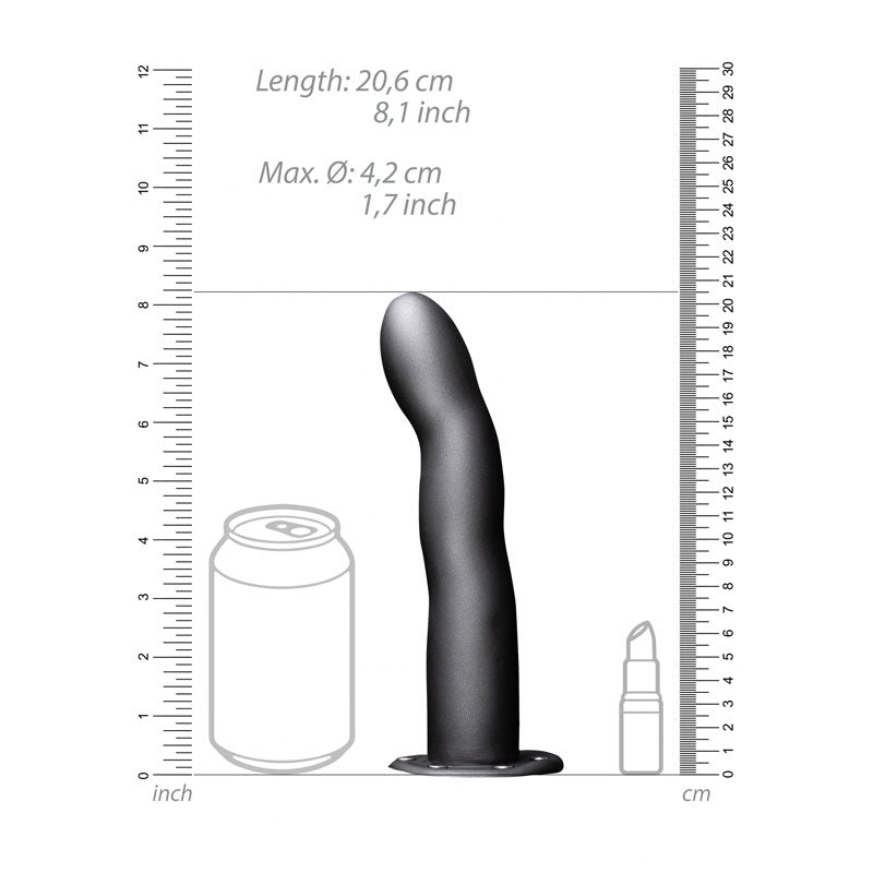 Buy OUCH! Curved Hollow Strap - on - 8in/20cm - Gunmetal Grey 20 cm Hollow Strap - On at NZ’s Mega Adult Toys Store. Discover premium sex toys with discreet shipping at the best price in NZ