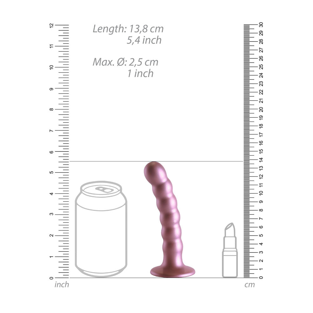 Buy OUCH! Beaded Silicone G - Spot Dildo - 5'' / 13cm - Rose Gold 13 cm Dildo at NZ’s Mega Adult Toys Store. Discover premium sex toys with discreet shipping at the best price in NZ