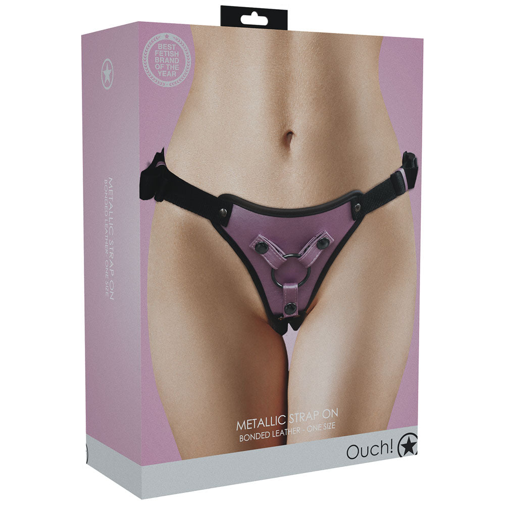 Buy OUCH! Metallic Strap On Harness - Rose - Rose Adjustable Strap - On Harness (No Probe Included) at NZ’s Mega Adult Toys Store. Discover premium sex toys with discreet shipping at the best price in NZ