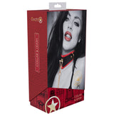 Buy OUCH! Milan Collection - Collar with Leash - Black/Red Restraint at NZ’s Mega Adult Toys Store. Discover premium sex toys with discreet shipping at the best price in NZ