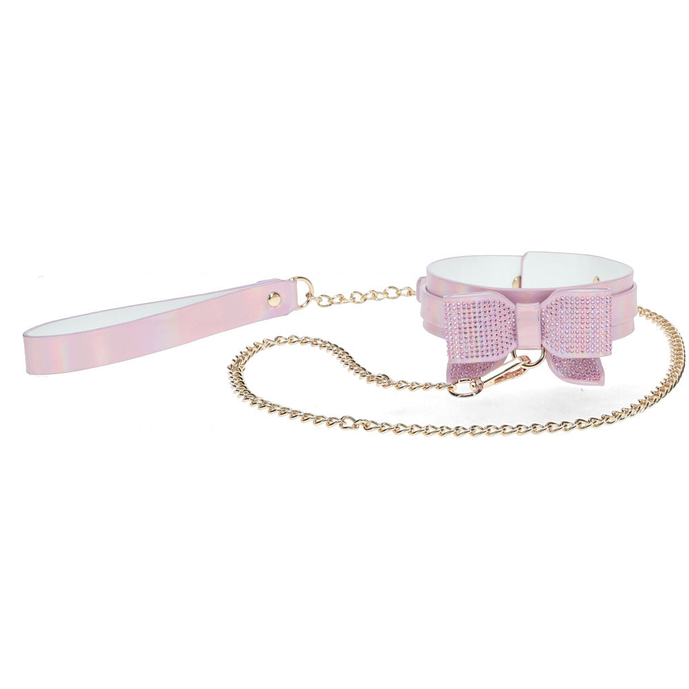 Buy OUCH! Paris Collection - Collar with Leash - Pink Restraint at NZ’s Mega Adult Toys Store. Discover premium sex toys with discreet shipping at the best price in NZ