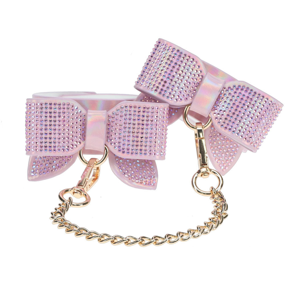 Buy OUCH! Paris Collection - Leg Cuffs - Pink Restraints at NZ’s Mega Adult Toys Store. Discover premium sex toys with discreet shipping at the best price in NZ