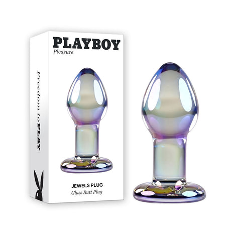 Buy Playboy Pleasure JEWELS PLUG - Clear Glass 8.5 cm Butt Plug at NZ’s Mega Adult Toys Store. Discover premium sex toys with discreet shipping at the best price in NZ