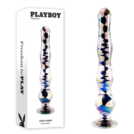 Buy Playboy Pleasure JEWELS WAND - Clear Glass 20.3 cm Dildo at NZ’s Mega Adult Toys Store. Discover premium sex toys with discreet shipping at the best price in NZ