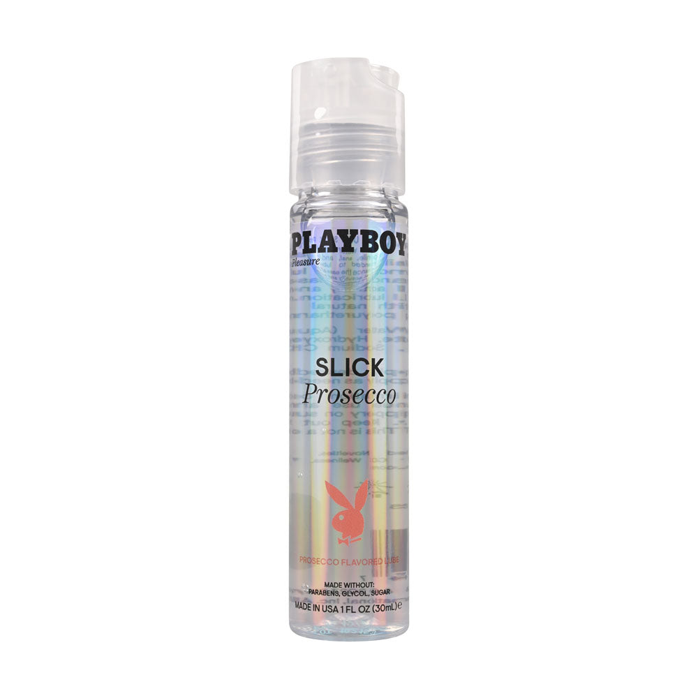 Buy Playboy Pleasure SLICK PROSECCO - 30 ml - Prosecco Flavoured Water Based Lubricant - 30 ml Bottle at NZ’s Mega Adult Toys Store. Discover premium sex toys with discreet shipping at the best price in NZ