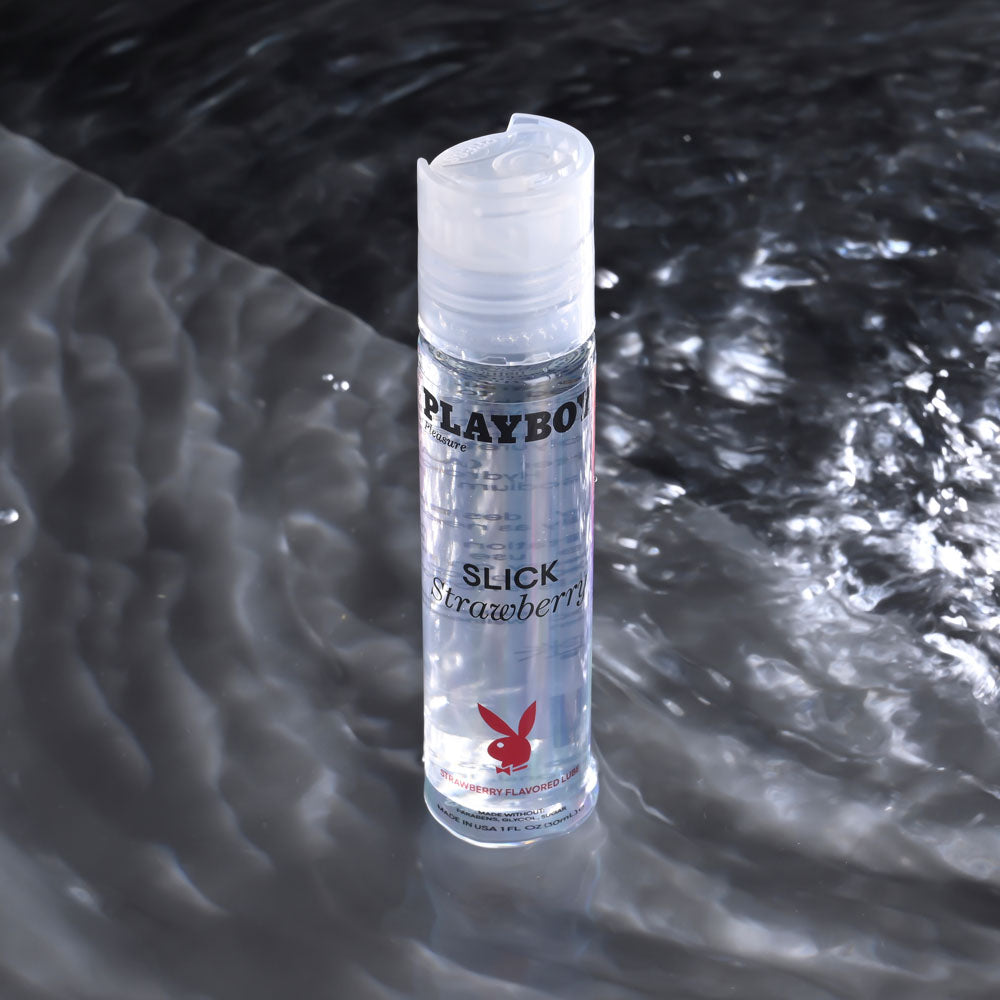 Buy Playboy Pleasure SLICK STRAWBERRY - 30 ml - Strawberry Flavoured Water Based Lubricant - 30 ml Bottle at NZ’s Mega Adult Toys Store. Discover premium sex toys with discreet shipping at the best price in NZ