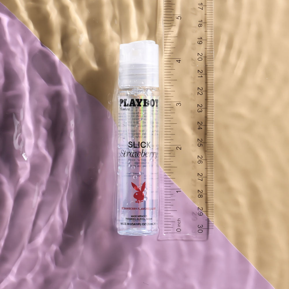 Buy Playboy Pleasure SLICK STRAWBERRY - 30 ml - Strawberry Flavoured Water Based Lubricant - 30 ml Bottle at NZ’s Mega Adult Toys Store. Discover premium sex toys with discreet shipping at the best price in NZ