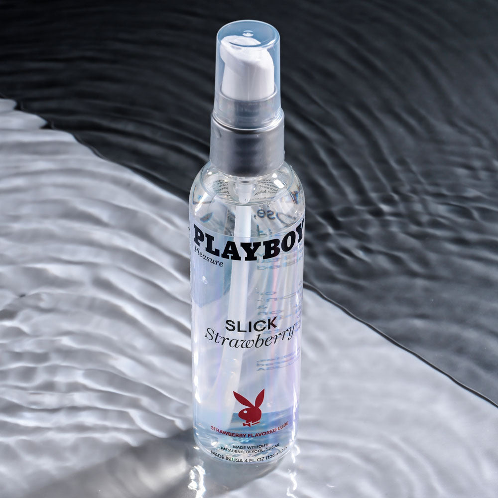 Buy Playboy Pleasure SLICK STRAWBERRY - 120 ml - Strawberry Flavoured Water Based Lubricant - 120 ml Bottle at NZ’s Mega Adult Toys Store. Discover premium sex toys with discreet shipping at the best price in NZ