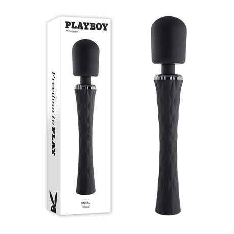 Buy Playboy Pleasure ROYAL - Black 29.2 cm USB Rechargeable Massage Wand at NZ’s Mega Adult Toys Store. Discover premium sex toys with discreet shipping at the best price in NZ