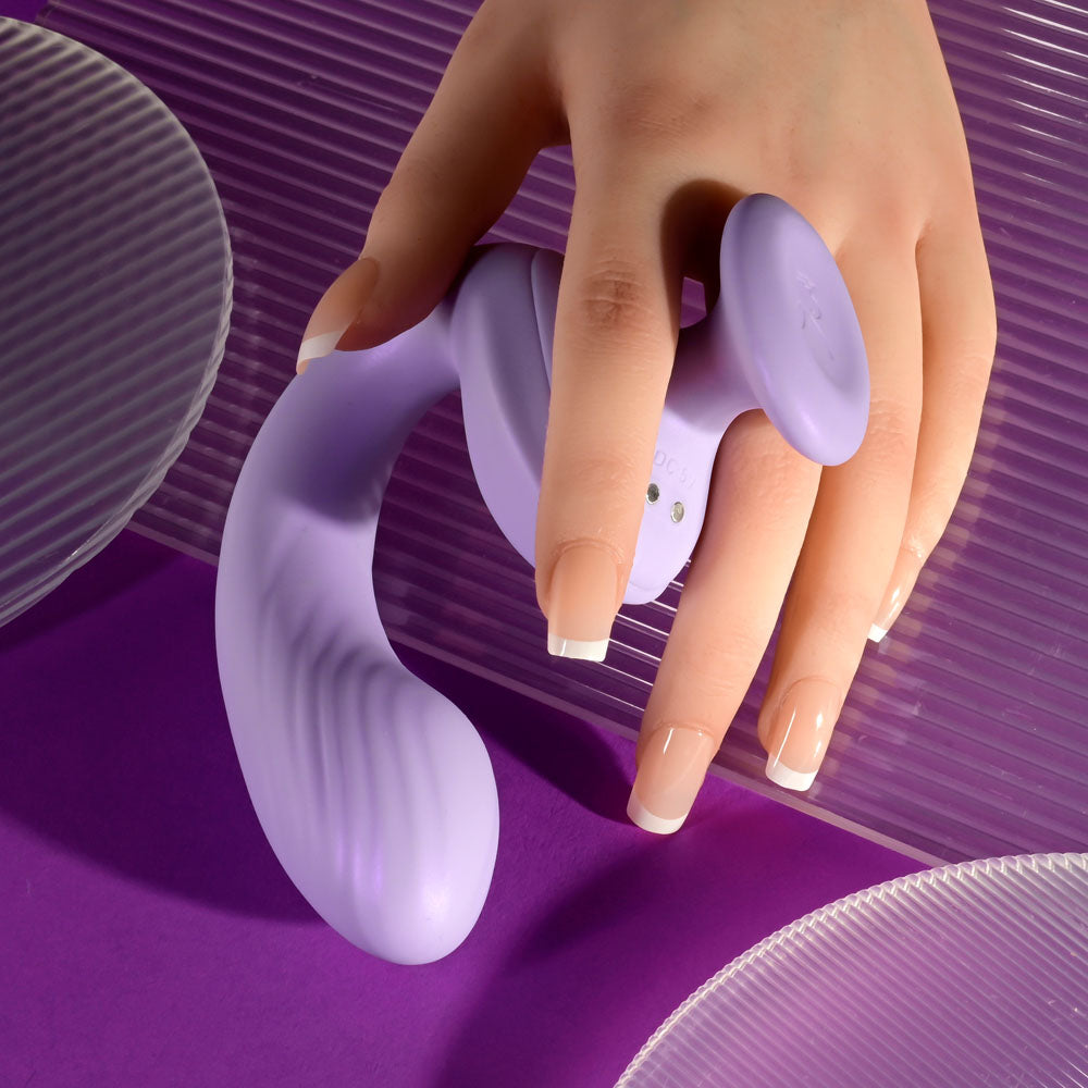 Buy Playboy Pleasure REV ME UP - Purple USB Rechargeable Dual Motor Curved Vibrator at NZ’s Mega Adult Toys Store. Discover premium sex toys with discreet shipping at the best price in NZ