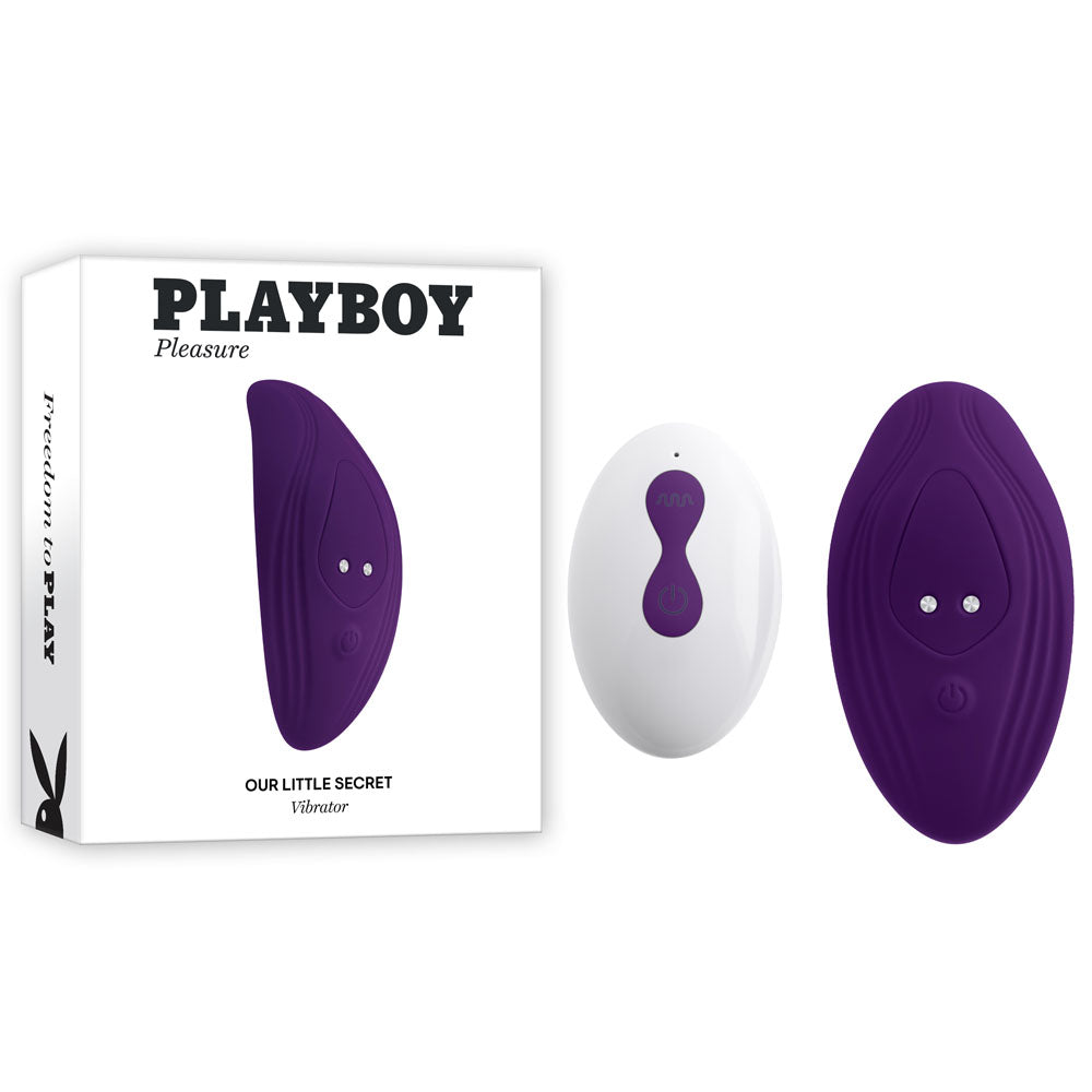 Buy Playboy Pleasure OUR LITTLE SECRET - Purple USB Rechargeable Panty Vibrator with Wireless Remote Control at NZ’s Mega Adult Toys Store. Discover premium sex toys with discreet shipping at the best price in NZ