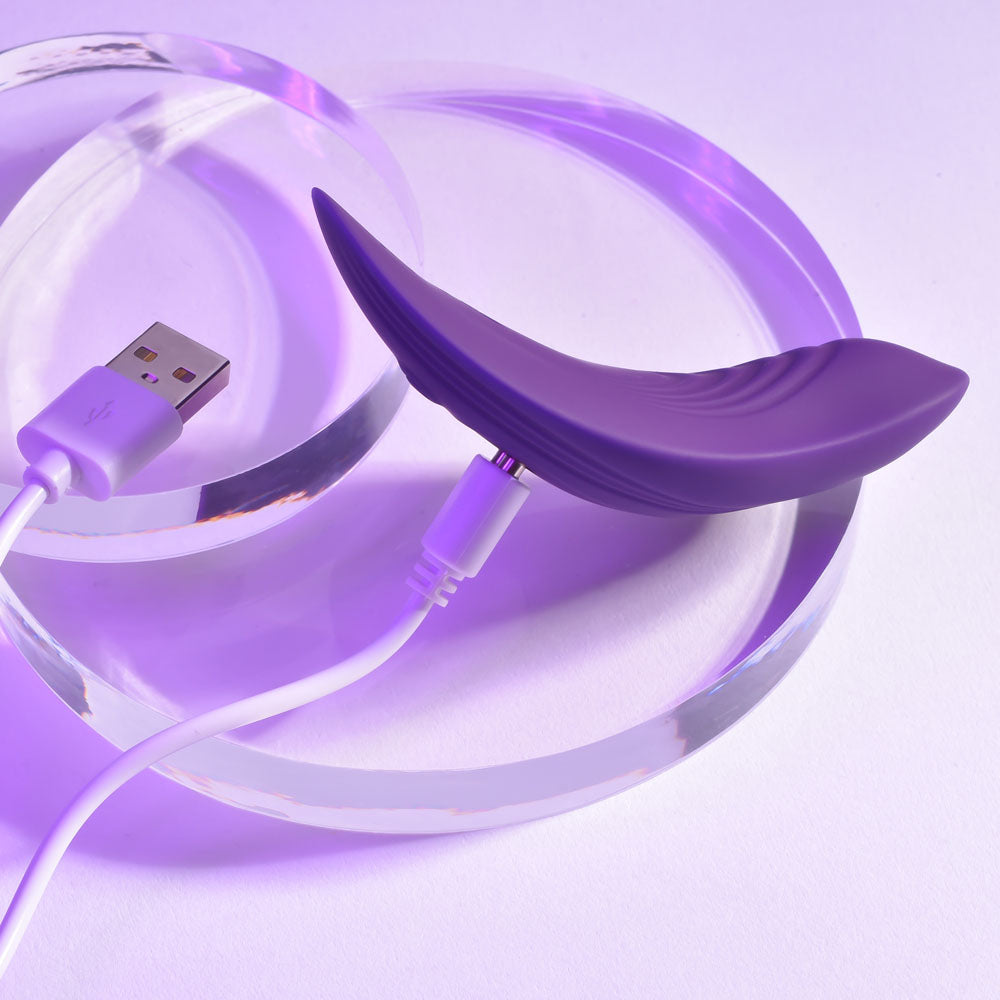 Buy Playboy Pleasure OUR LITTLE SECRET - Purple USB Rechargeable Panty Vibrator with Wireless Remote Control at NZ’s Mega Adult Toys Store. Discover premium sex toys with discreet shipping at the best price in NZ