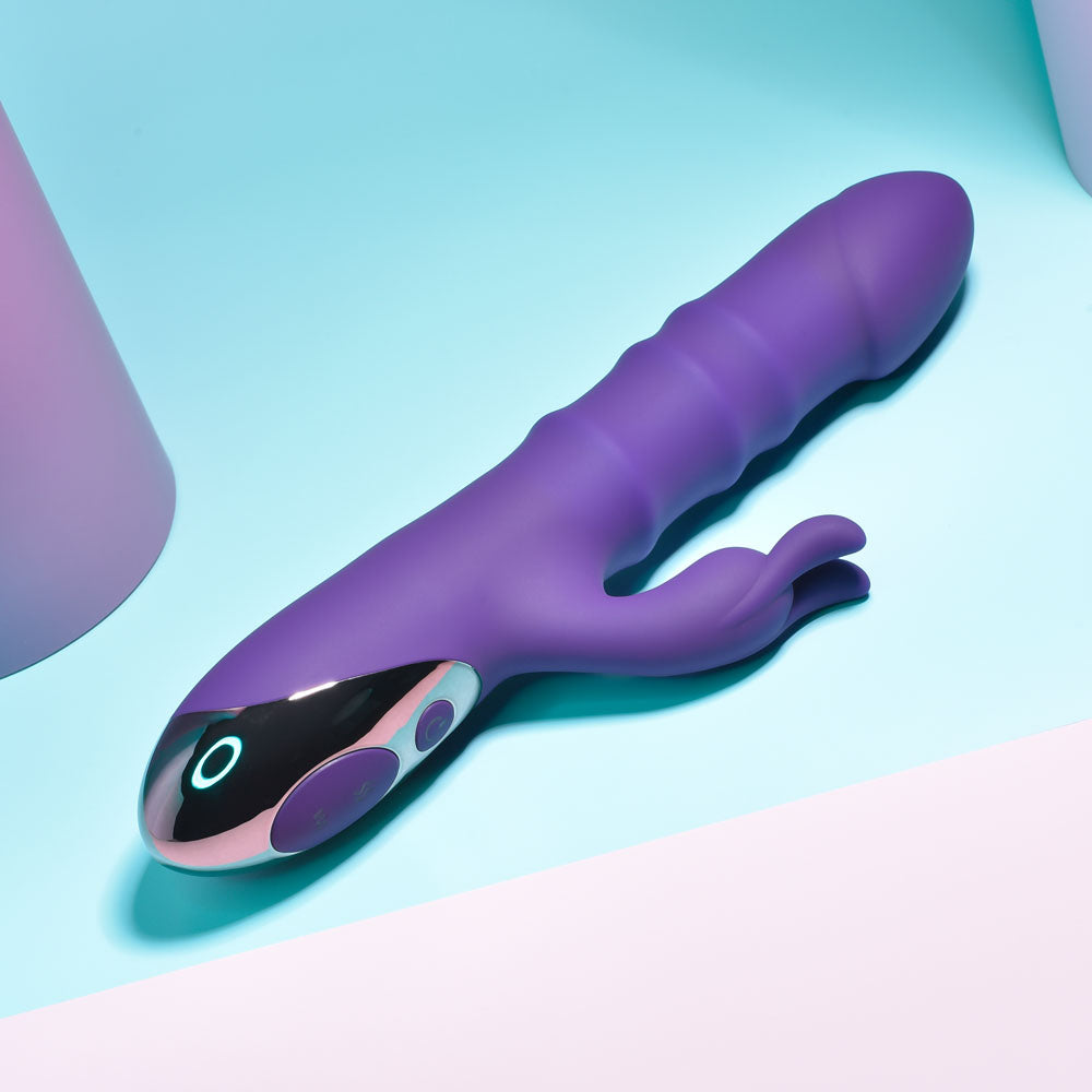 Buy Playboy Pleasure HOP TO IT - Purple 23.5 cm USB Rechargeable Rabbit Vibrator at NZ’s Mega Adult Toys Store. Discover premium sex toys with discreet shipping at the best price in NZ