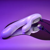 Buy Playboy Pleasure BUMPING BUNNY - Opal 22.9 cm USB Rechargeable Thrusting & Warming Rabbit Vibrator at NZ’s Mega Adult Toys Store. Discover premium sex toys with discreet shipping at the best price in NZ