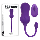 Buy Playboy Pleasure DOUBLE TIME - Purple USB Rechargeable Vibrating Kegel Balls at NZ’s Mega Adult Toys Store. Discover premium sex toys with discreet shipping at the best price in NZ