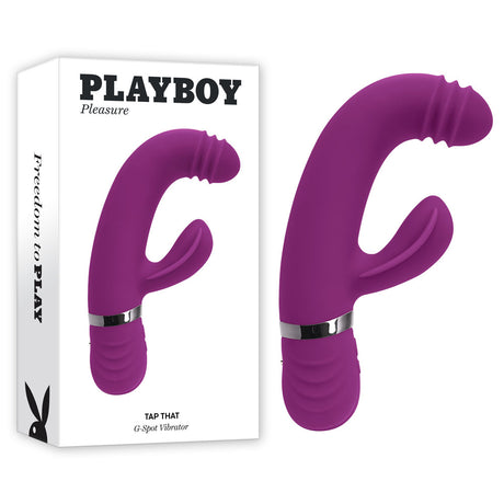 Buy Playboy Pleasure TAP THAT - Purple 16.5 cm USB Rechargebale Rabbit Vibrator at NZ’s Mega Adult Toys Store. Discover premium sex toys with discreet shipping at the best price in NZ