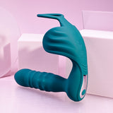 Buy Playboy Pleasure BRING IT ON - Teal USB Rechargeable Thrusting Anal Plug with Cock Ring at NZ’s Mega Adult Toys Store. Discover premium sex toys with discreet shipping at the best price in NZ