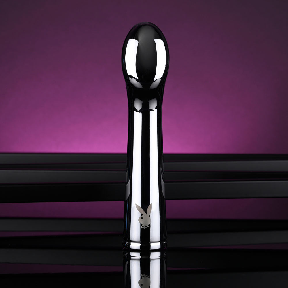 Buy Playboy Pleasure SWOON - Chrome 14 cm USB Rechargeable Vibrator at NZ’s Mega Adult Toys Store. Discover premium sex toys with discreet shipping at the best price in NZ