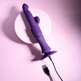 Buy Playboy Pleasure HOPPY ENDING - Purple 29.2 cm USB Rechargeable Thrusting Rabbit Vibrator at NZ’s Mega Adult Toys Store. Discover premium sex toys with discreet shipping at the best price in NZ