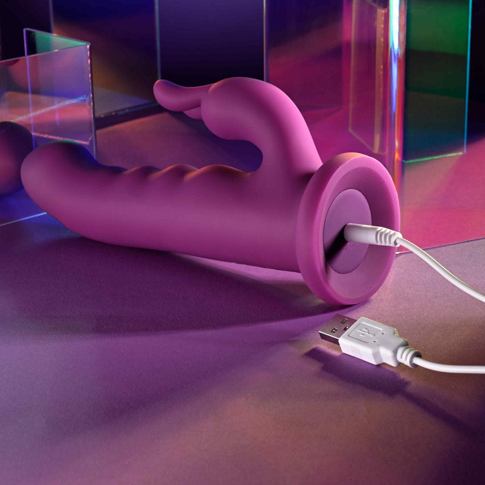 Buy Playboy Pleasure FLUFFLE - Purple 19.7 cm USB Rechargeable Rabbit Vibrator at NZ’s Mega Adult Toys Store. Discover premium sex toys with discreet shipping at the best price in NZ