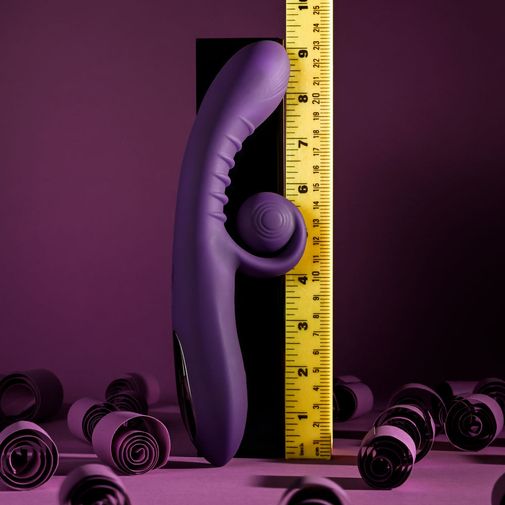 Buy Playboy CURLICUE - Purple 23.5 cm USB Rechargeable Rabbit Vibrator at NZ’s Mega Adult Toys Store. Discover premium sex toys with discreet shipping at the best price in NZ