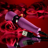 Buy Playboy Pleasure MIC DROP - Purple 11.4 cm USB Rechargeable Vibrating Mini Massage Wand at NZ’s Mega Adult Toys Store. Discover premium sex toys with discreet shipping at the best price in NZ