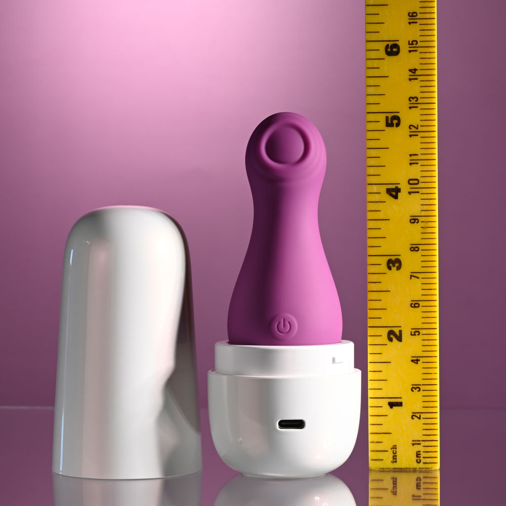 Buy Playboy Pleasure THE JET SET - TAPPING - Purple 10.2 cm Tapping Stimulator with Charging Case at NZ’s Mega Adult Toys Store. Discover premium sex toys with discreet shipping at the best price in NZ