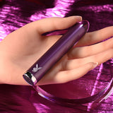 Buy Playboy Pleasure AMETHYST - Purple 12.4 cm USB Rechargeable Glass Tipped Mini Vibrator at NZ’s Mega Adult Toys Store. Discover premium sex toys with discreet shipping at the best price in NZ