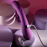 Buy Playboy Pleasure BUSY BUNNY - Purple 22.6 cm USB Rechargeable Rabbit Vibrator with Tapping Shaft at NZ’s Mega Adult Toys Store. Discover premium sex toys with discreet shipping at the best price in NZ