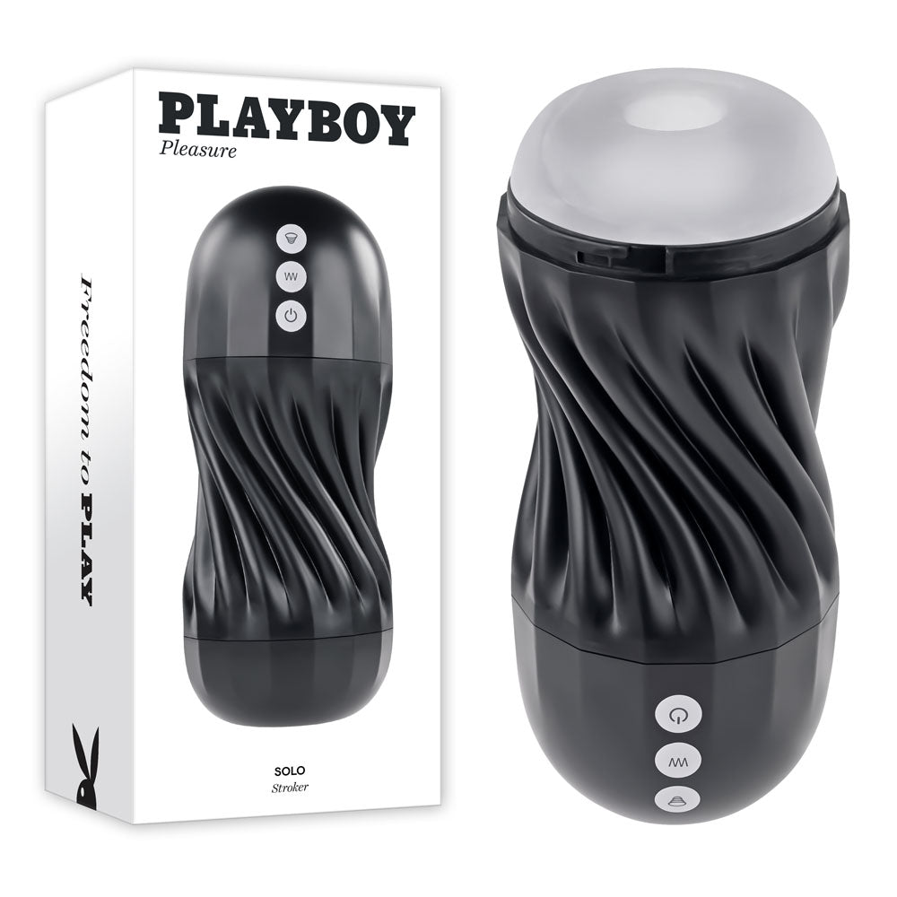 Buy Playboy Pleasure SOLO - USB Rechargeable Vibrating and Sucking Stroker at NZ’s Mega Adult Toys Store. Discover premium sex toys with discreet shipping at the best price in NZ