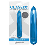 Buy Classix Rocket Bullet - Metallic Blue 8.9 cm Bullet at NZ’s Mega Adult Toys Store. Discover premium sex toys with discreet shipping at the best price in NZ