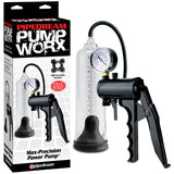 Buy Pump Worx Max - precision Power Pump - Clear/Black Penis Pump with Gauge at NZ’s Mega Adult Toys Store. Discover premium sex toys with discreet shipping at the best price in NZ