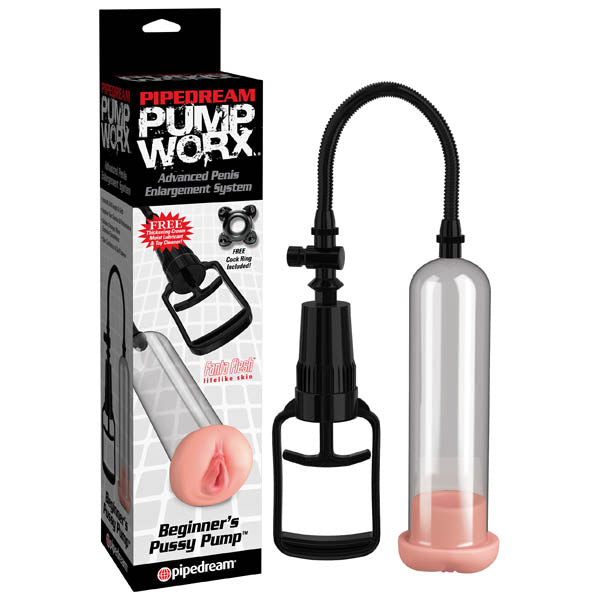 Buy Pump Worx Beginner's Pussy Pump - Penis Pump with Vagina Sleeve at NZ’s Mega Adult Toys Store. Discover premium sex toys with discreet shipping at the best price in NZ