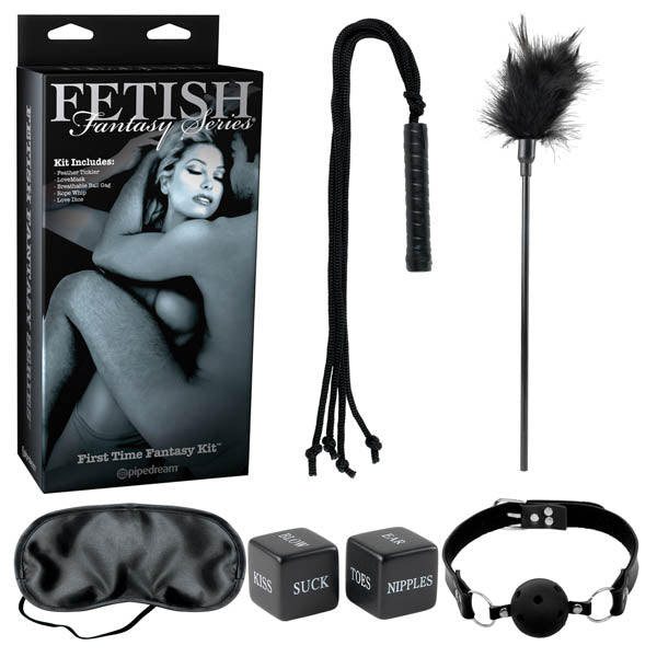 Buy Fetish Fantasy Series Limited Edition First Time Fantasy Kit - Black Bondage Kit - 5 Piece Set at NZ’s Mega Adult Toys Store. Discover premium sex toys with discreet shipping at the best price in NZ