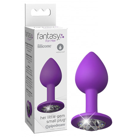 Buy Fantasy For Her Little Gem Small Plug - Purple 7.2 cm Butt Plug with Jewel Base at NZ’s Mega Adult Toys Store. Discover premium sex toys with discreet shipping at the best price in NZ