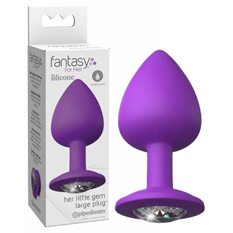 Buy Fantasy For Her Little Gem Large Plug - Purple 9.6 cm Butt Plug with Jewel Base at NZ’s Mega Adult Toys Store. Discover premium sex toys with discreet shipping at the best price in NZ