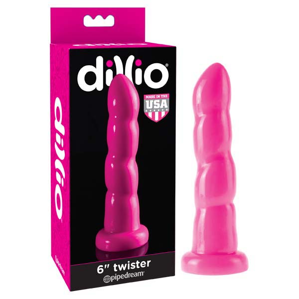 Buy Dillio 6'' Twister - Pink 15.2 cm Dong at NZ’s Mega Adult Toys Store. Discover premium sex toys with discreet shipping at the best price in NZ