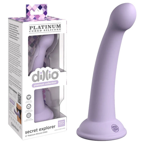 Buy Dillio Platinum Secret Explorer - Purple - Purple 15.2 cm (6'') Dong at NZ’s Mega Adult Toys Store. Discover premium sex toys with discreet shipping at the best price in NZ