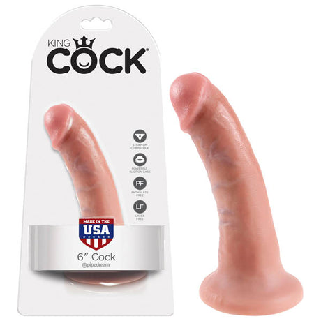 Buy King Cock 6'' Cock - Flesh 15.2 cm (6'') Dong at NZ’s Mega Adult Toys Store. Discover premium sex toys with discreet shipping at the best price in NZ